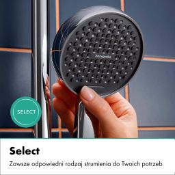 Hansgrohe Activera Select S zestaw prysznicowy ścienny chrom 28863000