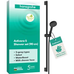 Hansgrohe Activera Select S zestaw prysznicowy ścienny czarny mat 28864670