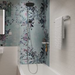 Hansgrohe Activera S zestaw wannowo-prysznicowy ścienny termostatyczny z deszczownicą chrom 28871000