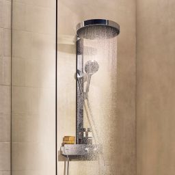 Hansgrohe Rainfinity zestaw prysznicowy ścienny z deszczownicą chrom 26853000