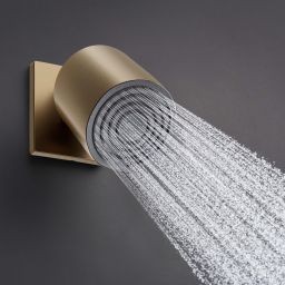 Hansgrohe Pulsify przyłącze ścienne do głowicy prysznicowej brąz szczotkowany 24139140