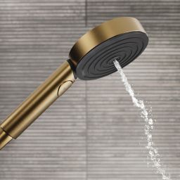 Hansgrohe Pulsify Select S słuchawka prysznicowa brąz szczotkowany 24111140