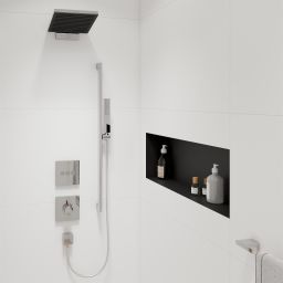Hansgrohe Pulsify E zestaw prysznicowy ścienny chrom 24381000