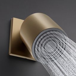 Hansgrohe Pulsify S deszczownica 10.5 cm okrągła brąz szczotkowany 24130140