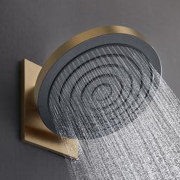 Hansgrohe Pulsify S deszczownica 26 cm okrągła brąz szczotkowany 24140140
