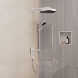 Hansgrohe Rainfinity zestaw prysznicowy ścienny biały mat 28745700