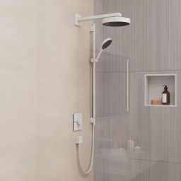 Hansgrohe Rainfinity zestaw prysznicowy ścienny EcoSmart biały mat 28744700