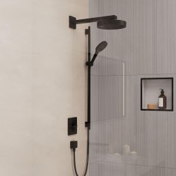 Hansgrohe Rainfinity zestaw prysznicowy ścienny czarny mat 28743670