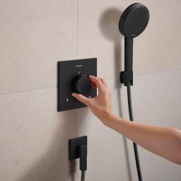 Hansgrohe Raindance Alive Select S EcoSmart zestaw prysznicowy ścienny czarny 24611670
