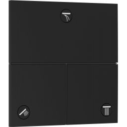Hansgrohe ShowerSelect Comfort E zawór podtynkowy odcinający czarny mat 15573670