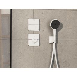 Hansgrohe ShowerSelect Comfort Q zawór odcinający podtynkowy biały mat 15587700