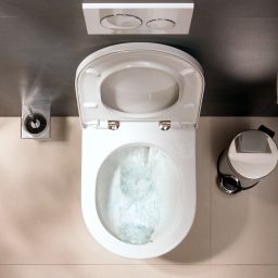 Hansgrohe EluPura Original S zestaw miska z deską wisząca bez kołnierza biały połysk 60207450
