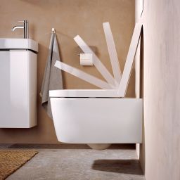 Hansgrohe EluPura S miska WC z deską wolnoopadającą wisząca bez kołnierza biały połysk 60292450