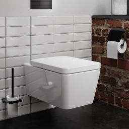 Hansgrohe EluPura Q miska WC z deską wolnoopadającą wisząca bez kołnierza biały połysk 60293450