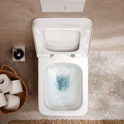 Hansgrohe EluPura Q miska WC z deską wolnoopadającą wisząca bez kołnierza biały połysk 60293450