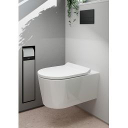 Hansgrohe EluPura S miska WC z deską wolnoopadającą wisząca bez kołnierza spłukiwanie wirowe biały 61115450