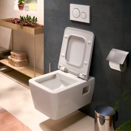 Hansgrohe EluPura Original Q miska WC z deską wolnoopadającą wisząca bez kołnierza biały połysk 61182450