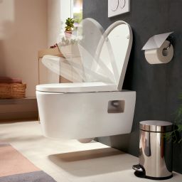 Hansgrohe EluPura Original S miska WC z deską wolnoopadającą wisząca bez kołnierza biały połysk 62050450