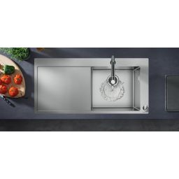 Hansgrohe S 71 zlewozmywak stalowy 104,5x51 cm 43307800