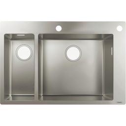 Hansgrohe ShowerTablet zlewozmywak stalowy 75,5x50 cm 43310800