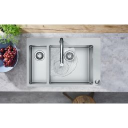 Hansgrohe ShowerTablet zlewozmywak stalowy 75,5x50 cm 43310800