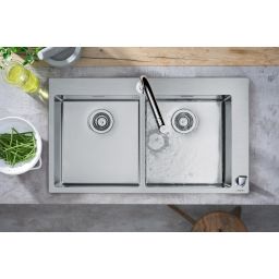Hansgrohe ShowerTablet zlewozmywak stalowy 86,5x50 cm 43311800