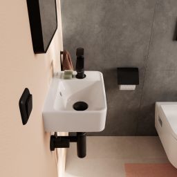 Hansgrohe Xanuia Q umywalka 36x25 cm prostokątna ścienna biała 60129450