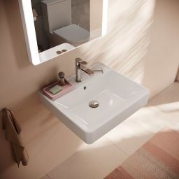 Hansgrohe Xanuia Q umywalka 55x48 cm prostokątna ścienna biała 60132450