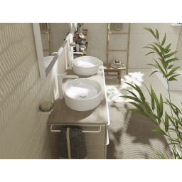 Hansgrohe Xuniva S umywalka 40 cm nablatowa okrągła biały 60164450