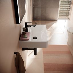 Hansgrohe Xanuia Q umywalka 55x37 cm prostokątna ścienna Compact biała 60209450