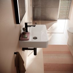 Hansgrohe Xanuia Q umywalka 55x37 cm prostokątna ścienna Compact biała 60211450