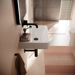 Hansgrohe Xanuia Q umywalka 55x37 cm prostokątna ścienna Compact biała 60212450