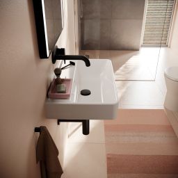 Hansgrohe Xanuia Q umywalka 60x37 cm prostokątna ścienna Compact biała 60214450