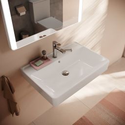 Hansgrohe Xanuia Q umywalka 70x48 cm prostokątna ścienna biała 60221450