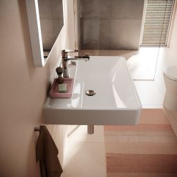 Hansgrohe Xanuia Q umywalka 70x48 cm prostokątna ścienna biała 60221450