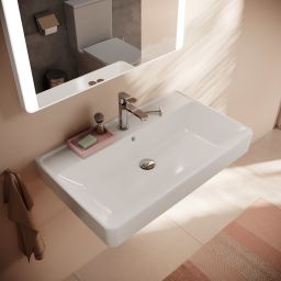 Hansgrohe Xanuia Q umywalka 80x48 cm prostokątna ścienna biała 60225450