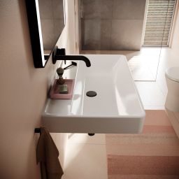 Hansgrohe Xanuia Q umywalka 80x48 cm prostokątna ścienna biała 60228450