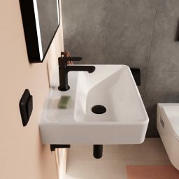 Hansgrohe Xanuia Q umywalka 50x39 cm prostokątna ścienna biała 60233450