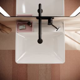 Hansgrohe Xanuia Q umywalka 55x48 cm prostokątna ścienna biała 60237450