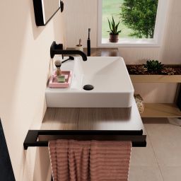 Hansgrohe Xanuia Q umywalka 55x48 cm prostokątna ścienna-nablatowa biała 60239450