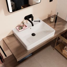 Hansgrohe Xanuia Q umywalka 60x48 cm prostokątna ścienna-nablatowa biała 60244450