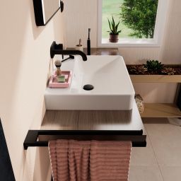 Hansgrohe Xanuia Q umywalka 60x48 cm prostokątna ścienna-nablatowa biała 60244450