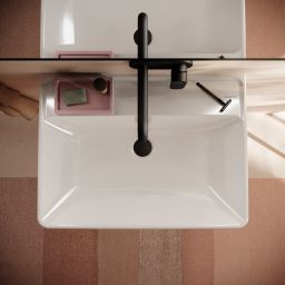 Hansgrohe Xanuia Q umywalka 65x48 cm prostokątna ścienna biała 60245450