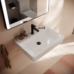 Hansgrohe Xanuia Q umywalka 65x48 cm prostokątna ścienna biała 60246450