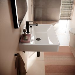 Hansgrohe Xanuia Q umywalka 65x48 cm prostokątna ścienna biała 60246450