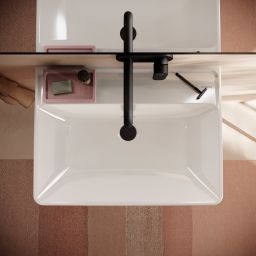 Hansgrohe Xanuia Q umywalka 65x48 cm prostokątna ścienna biała 60247450