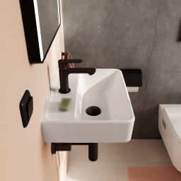 Hansgrohe Xanuia Q umywalka 45x34 cm prostokątna ścienna biała 61007450