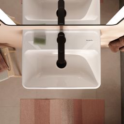 Hansgrohe Xanuia Q umywalka 45x34 cm prostokątna ścienna biała 61007450