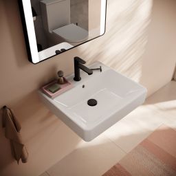 Hansgrohe Xanuia Q umywalka 55x48 cm prostokątna ścienna biała 61009450