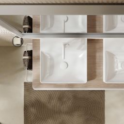 Hansgrohe Xelu Q umywalka 50x48 cm nablatowa prostokątna SmartClean biały 61014450